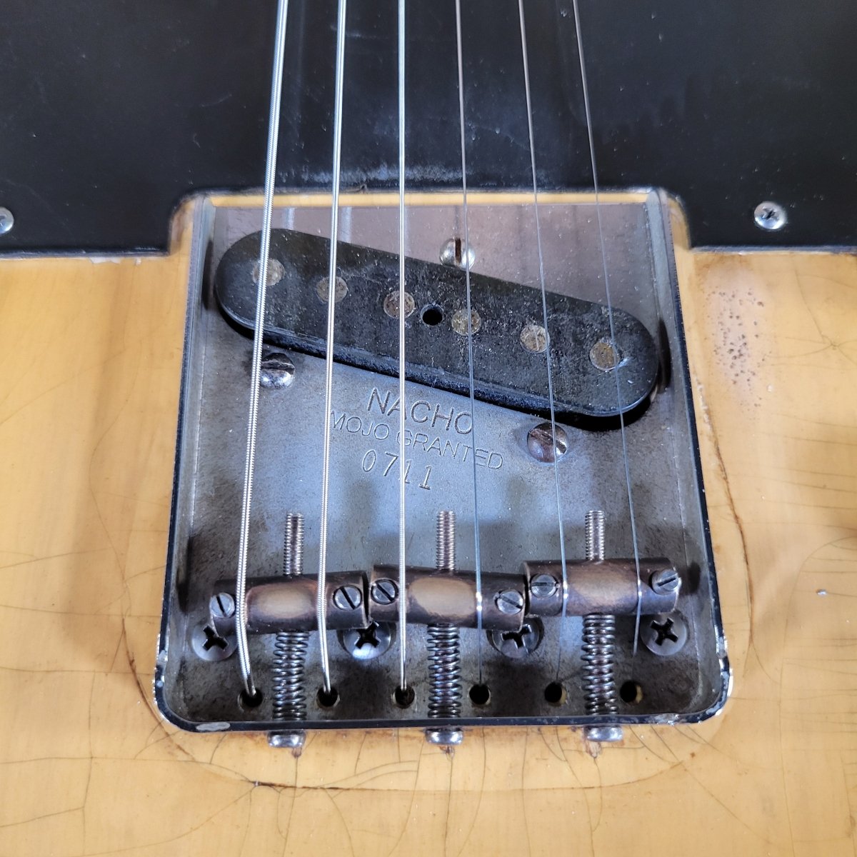 Nacho 2023 Blackguard Telecaster Early 50s Style Excellent - Mahar's Vintage Guitars