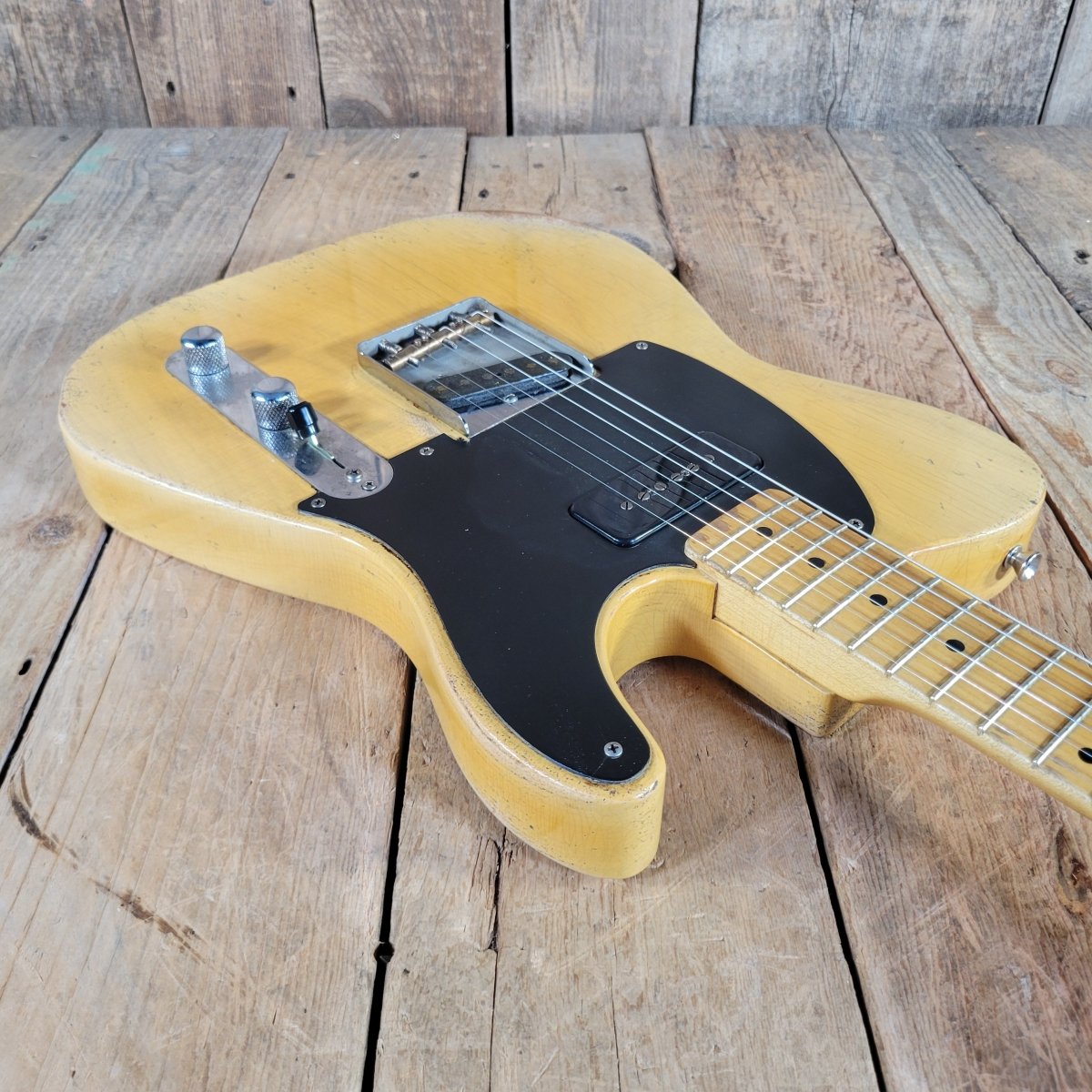 Nacho 2026 '52 Blackguard Telecaster P-90 in Neck Position, Mint - Mahar's Vintage Guitars
