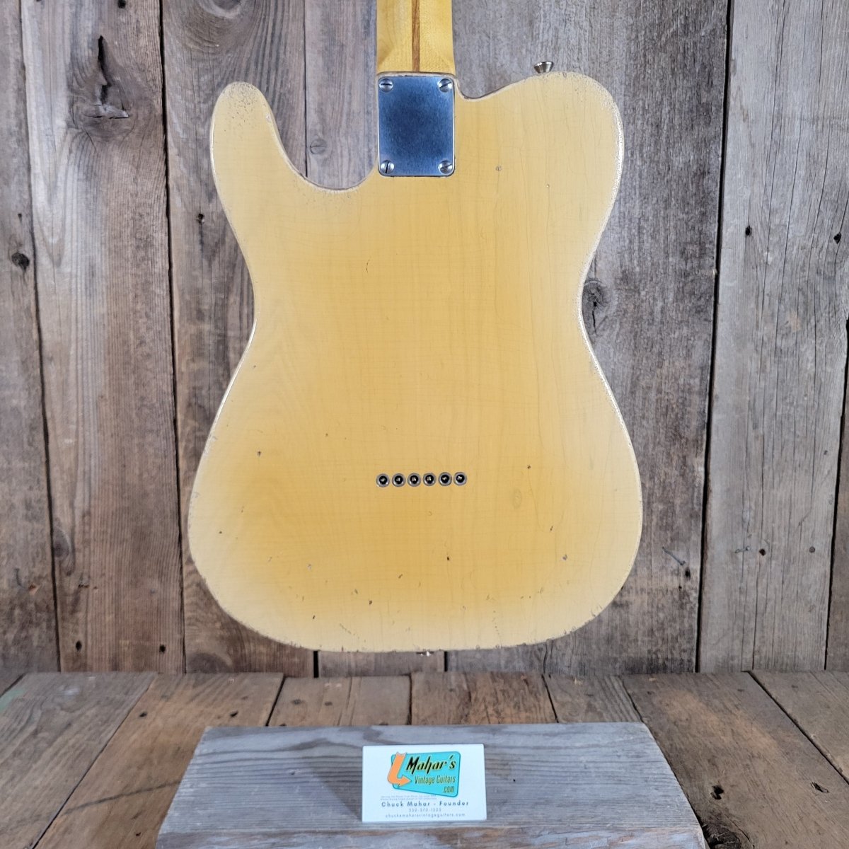 Nacho Guitars 2025 Blackguard Early 50s Telecaster Blonde Mint - Mahar's Vintage Guitars