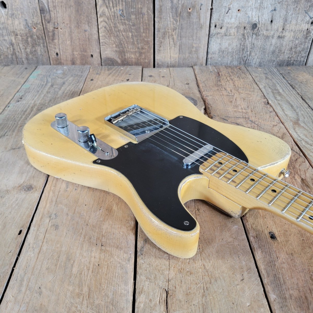 Nacho Guitars 2025 Blackguard Early 50s Telecaster Blonde Mint - Mahar's Vintage Guitars