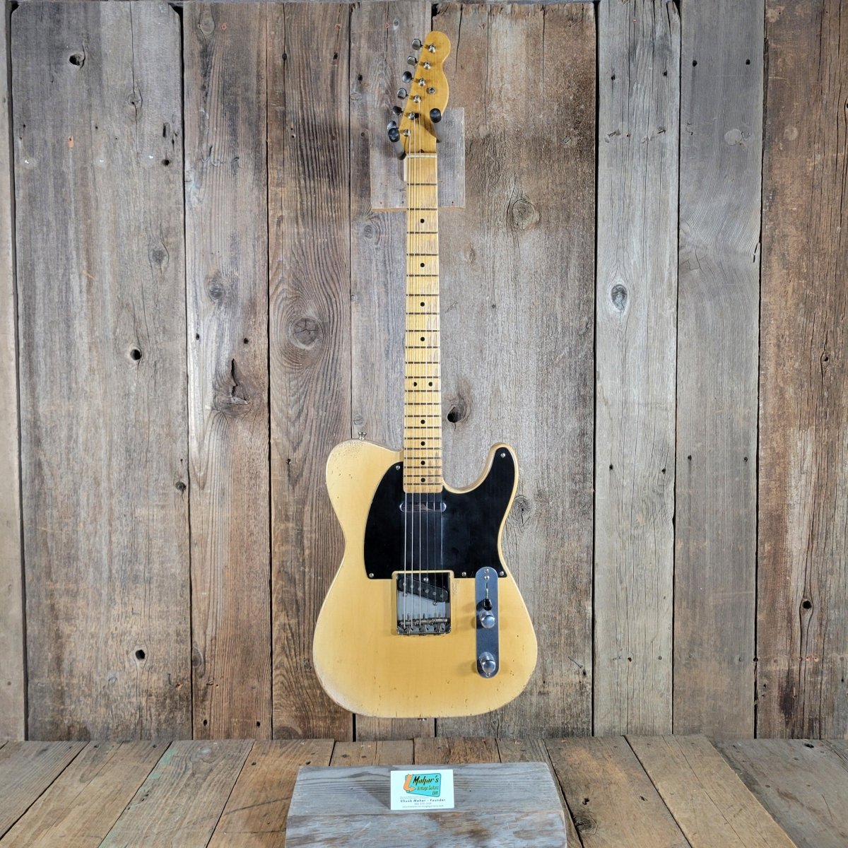 Nacho Guitars 2025 Blackguard Early 50s Telecaster Blonde Mint - Mahar's Vintage Guitars