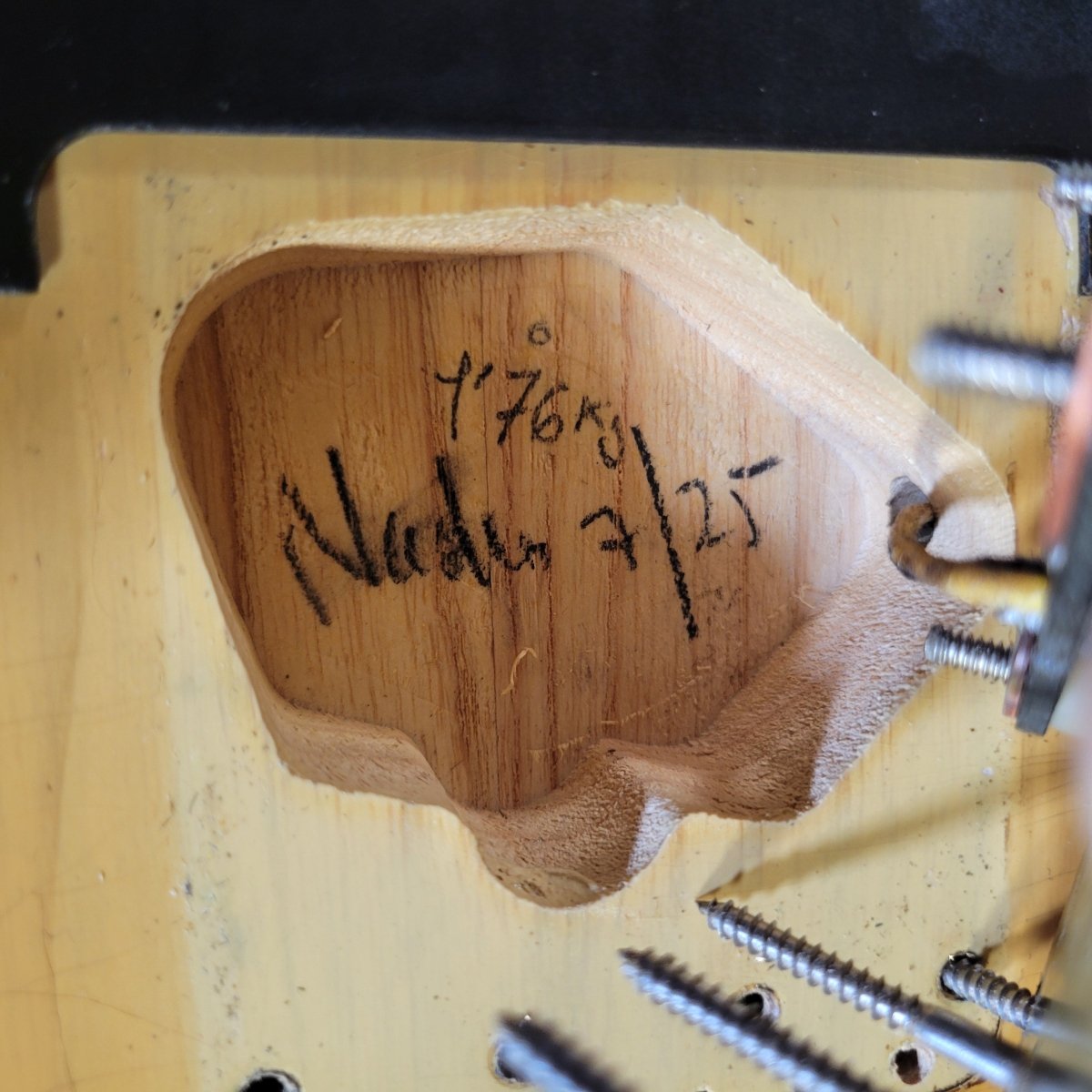 Nacho Guitars 2025 Blackguard Early 50s Telecaster Blonde Mint - Mahar's Vintage Guitars
