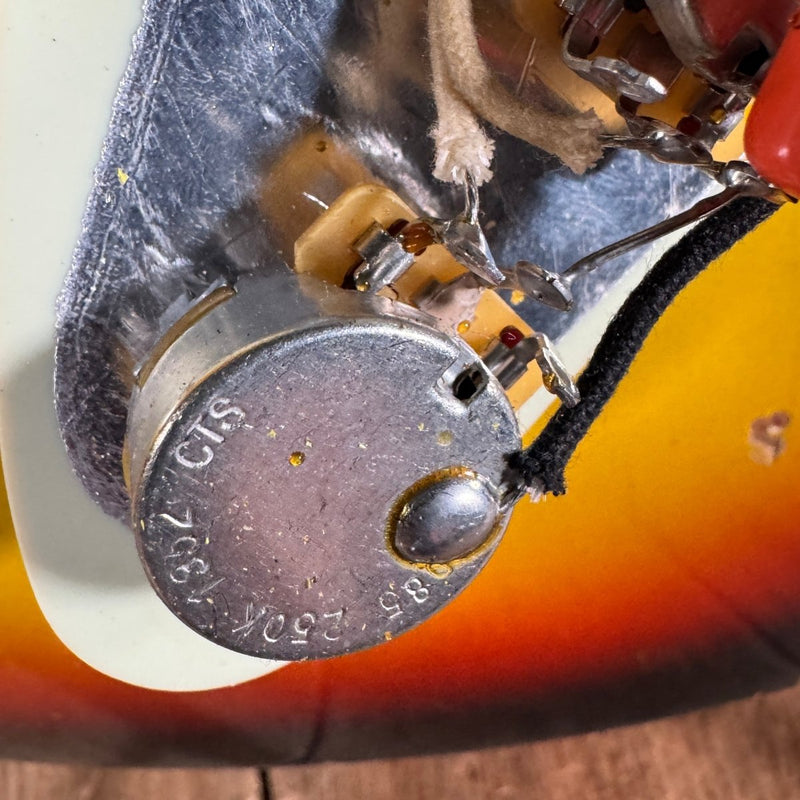 Nash S - 63 Stratocaster 2014 – 3 - Tone Sunburst, Slab Board, Original Case - Mahar's Vintage Guitars