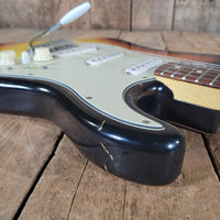 Nash S - 63 Stratocaster 2014 – 3 - Tone Sunburst, Slab Board, Original Case - Mahar's Vintage Guitars