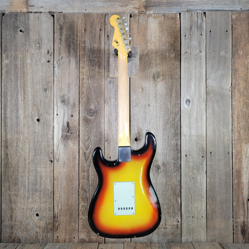 Nash S - 63 Stratocaster 2014 – 3 - Tone Sunburst, Slab Board, Original Case - Mahar's Vintage Guitars
