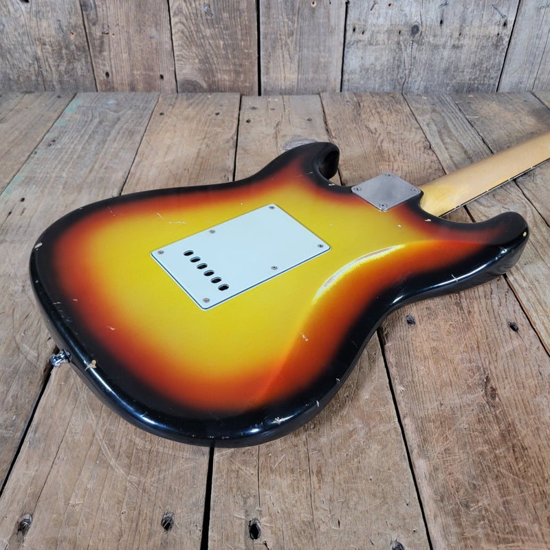 Nash S - 63 Stratocaster 2014 – 3 - Tone Sunburst, Slab Board, Original Case - Mahar's Vintage Guitars