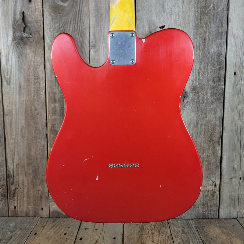Nash T - 63 Telecaster 2024 – Candy Apple Red, Relic Finish, w/ Paperwork & Original Case - Mahar's Vintage Guitars