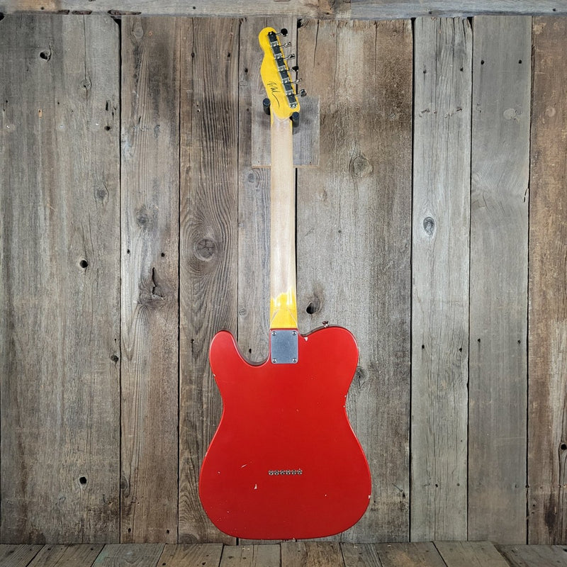 Nash T - 63 Telecaster 2024 – Candy Apple Red, Relic Finish, w/ Paperwork & Original Case - Mahar's Vintage Guitars