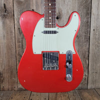 Nash T - 63 Telecaster 2024 – Candy Apple Red, Relic Finish, w/ Paperwork & Original Case - Mahar's Vintage Guitars