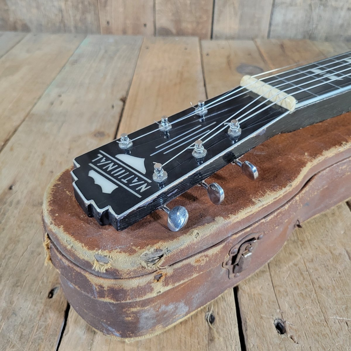 National 1937 New Yorker Predecessor Lap Steel 4 Knob, Very Good - Mahar's Vintage Guitars