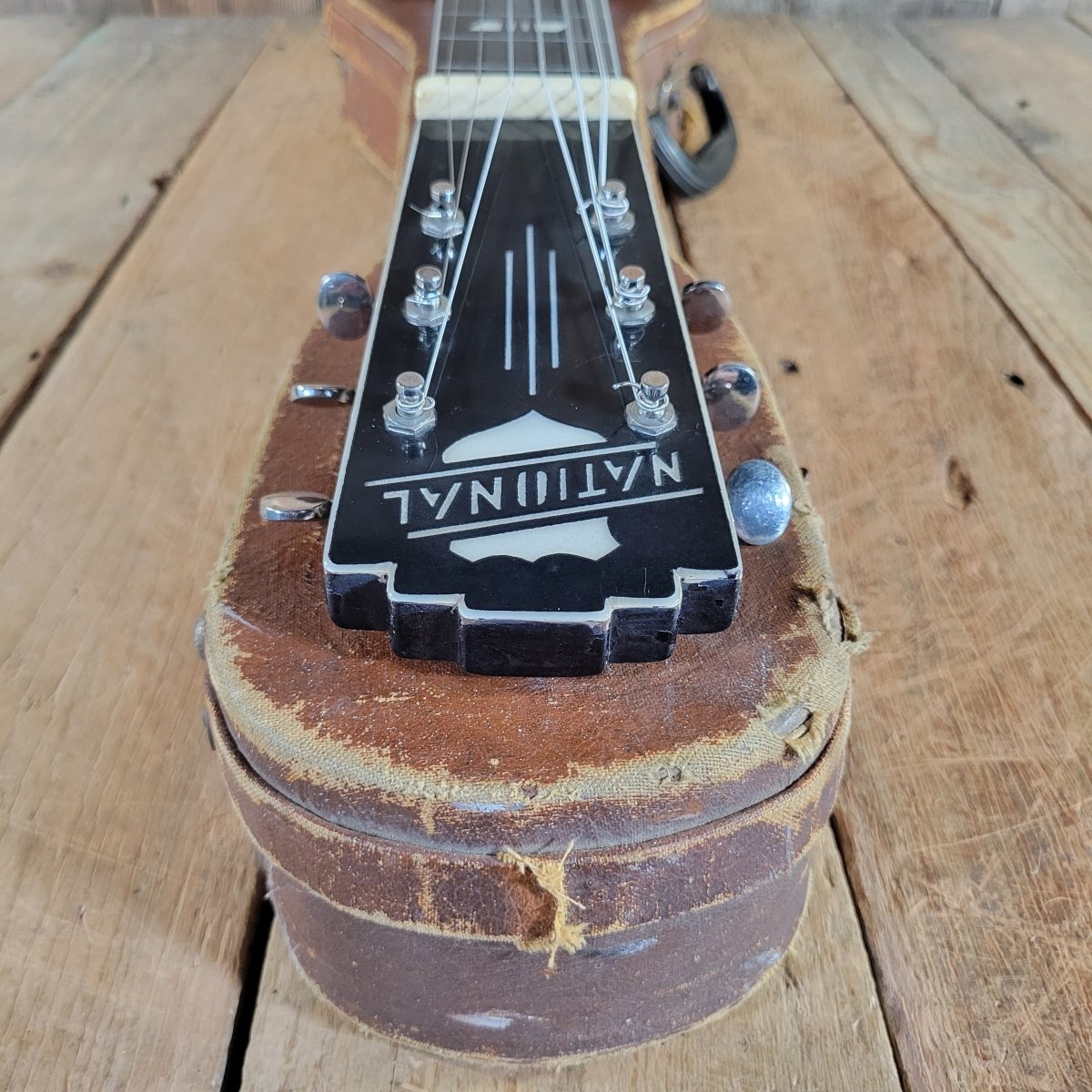 National 1937 New Yorker Predecessor Lap Steel 4 Knob, Very Good - Mahar's Vintage Guitars