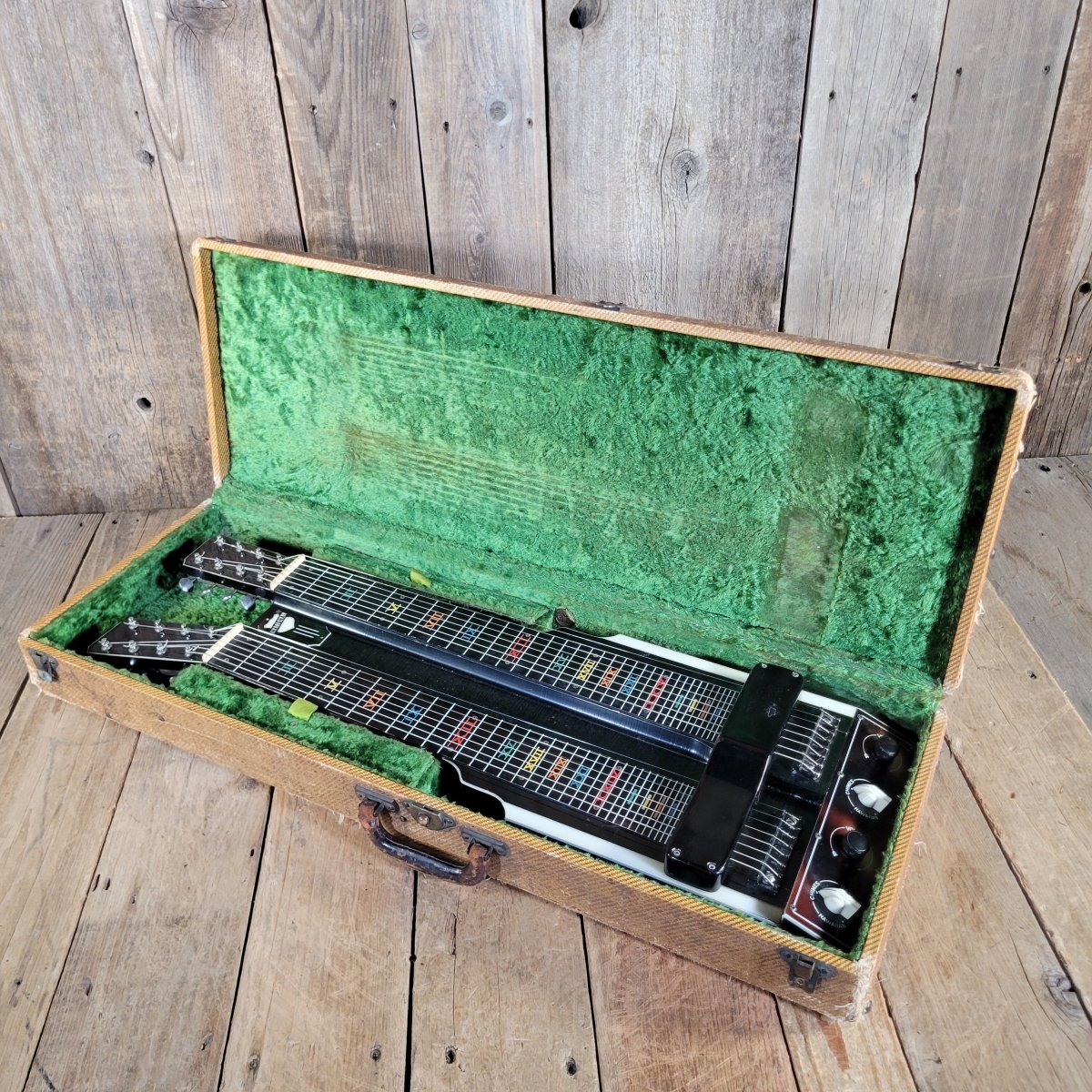 National 1940 Grand Console Doubleneck 8-String Lap Steel Excellent - Mahar's Vintage Guitars