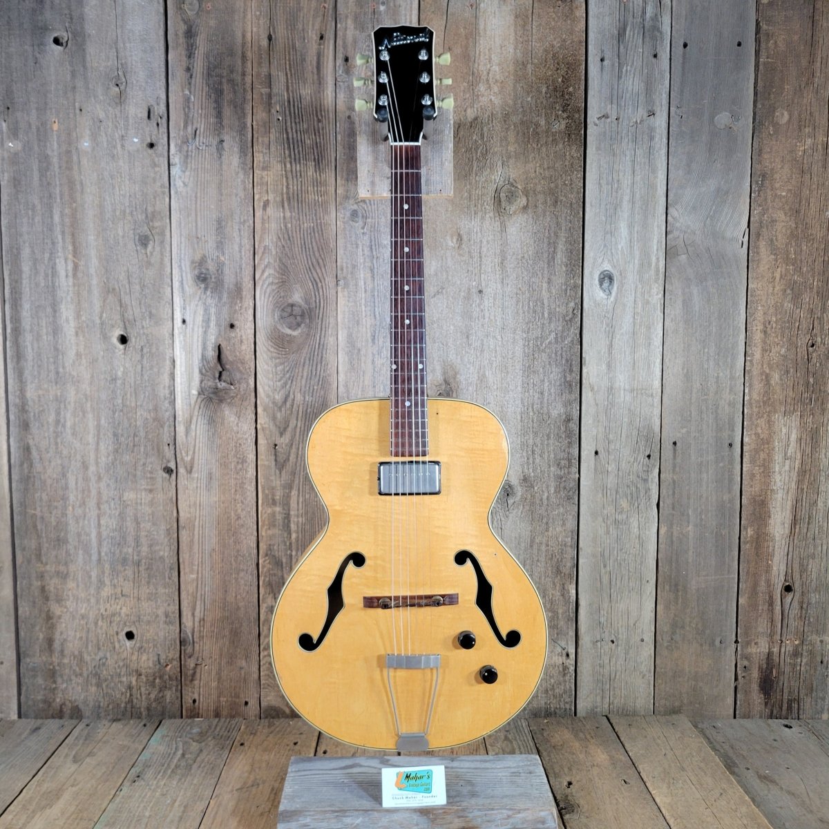National 1957 New Yorker Archtop Electric Guitar Very Good - Mahar's Vintage Guitars