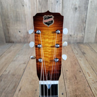National 2016 Solid Rocket Resonator Sunburst Maple Hot Plate Near Mint - Mahar's Vintage Guitars