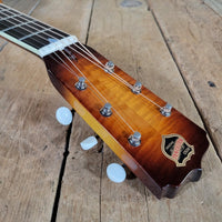 National 2016 Solid Rocket Resonator Sunburst Maple Hot Plate Near Mint - Mahar's Vintage Guitars