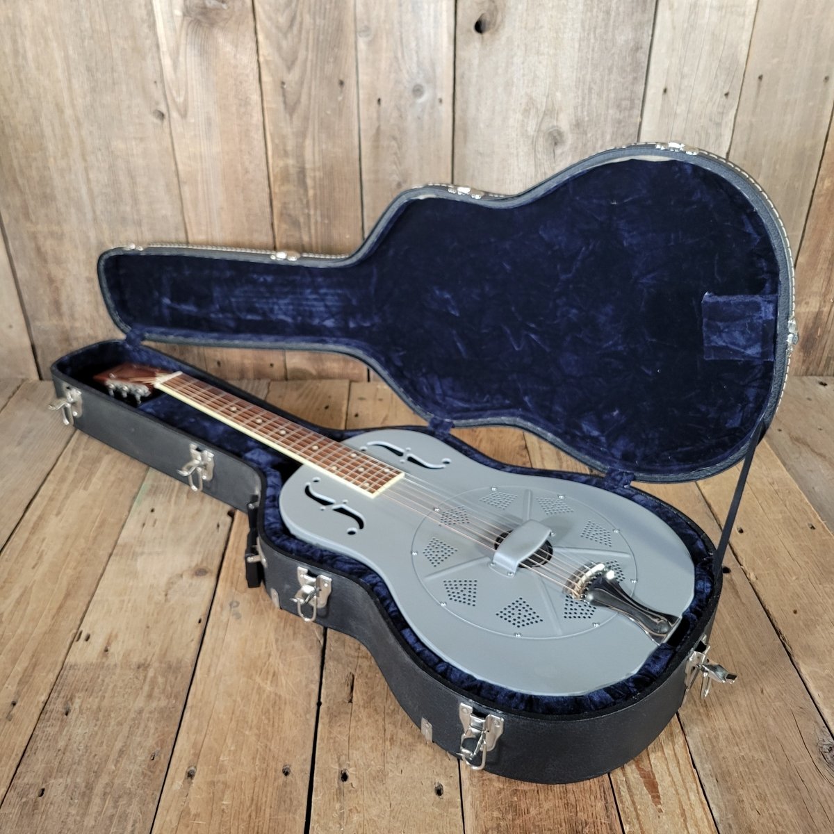 National Delphi 2002 Reso - Phonic Single - Cone w/ Original Case - Mahar's Vintage Guitars