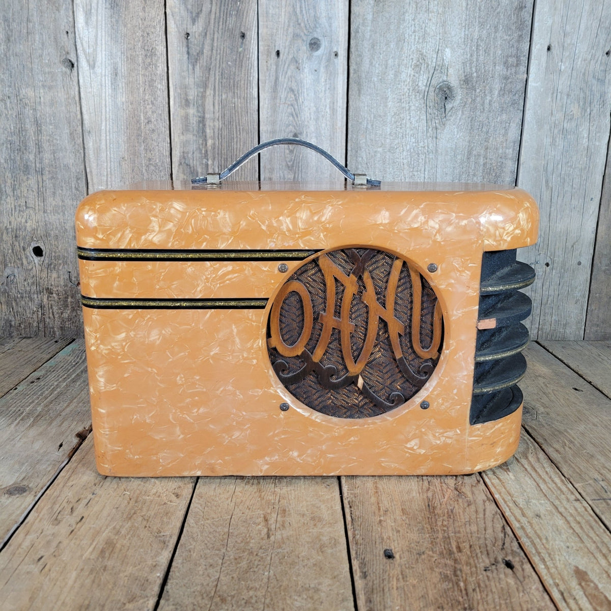 Oahu 385K Melody Master Amp Pink Pearloid 1941 - Mahar's Vintage Guitars