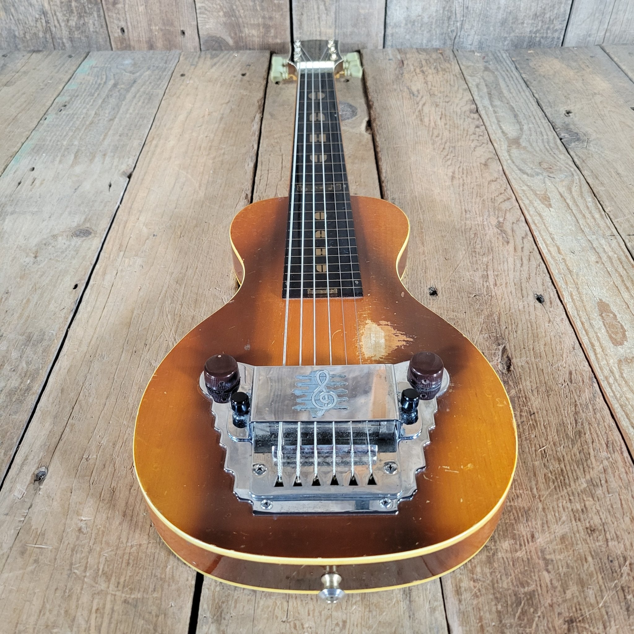 Oahu Diana Lap Steel 1951 – Long Scale Vintage Slide Guitar with Original Electronics - Mahar's Vintage Guitars