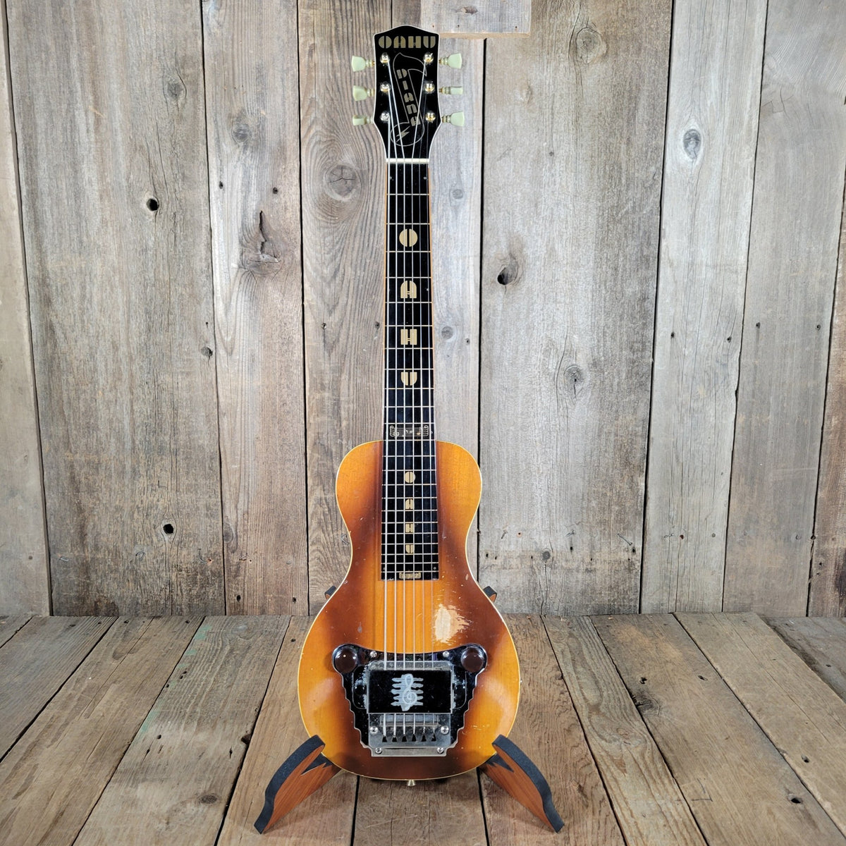 Oahu Diana Lap Steel 1951 – Long Scale Vintage Slide Guitar with Original Electronics - Mahar's Vintage Guitars