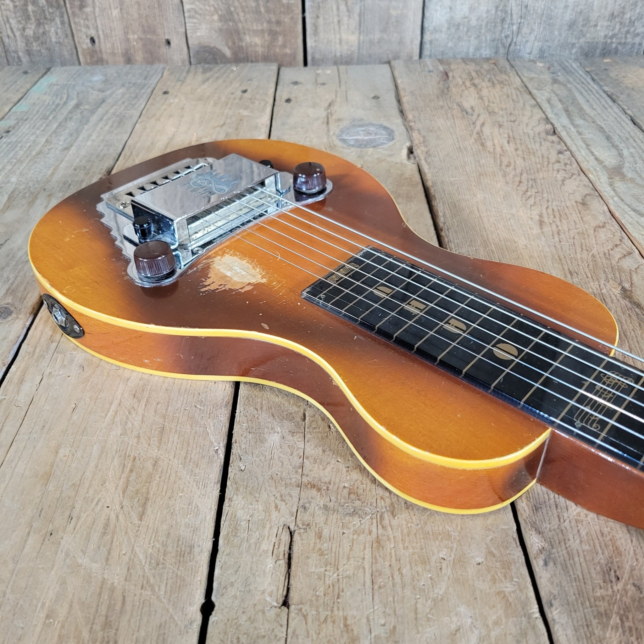 Oahu Diana Lap Steel 1951 – Long Scale Vintage Slide Guitar with Original Electronics - Mahar's Vintage Guitars