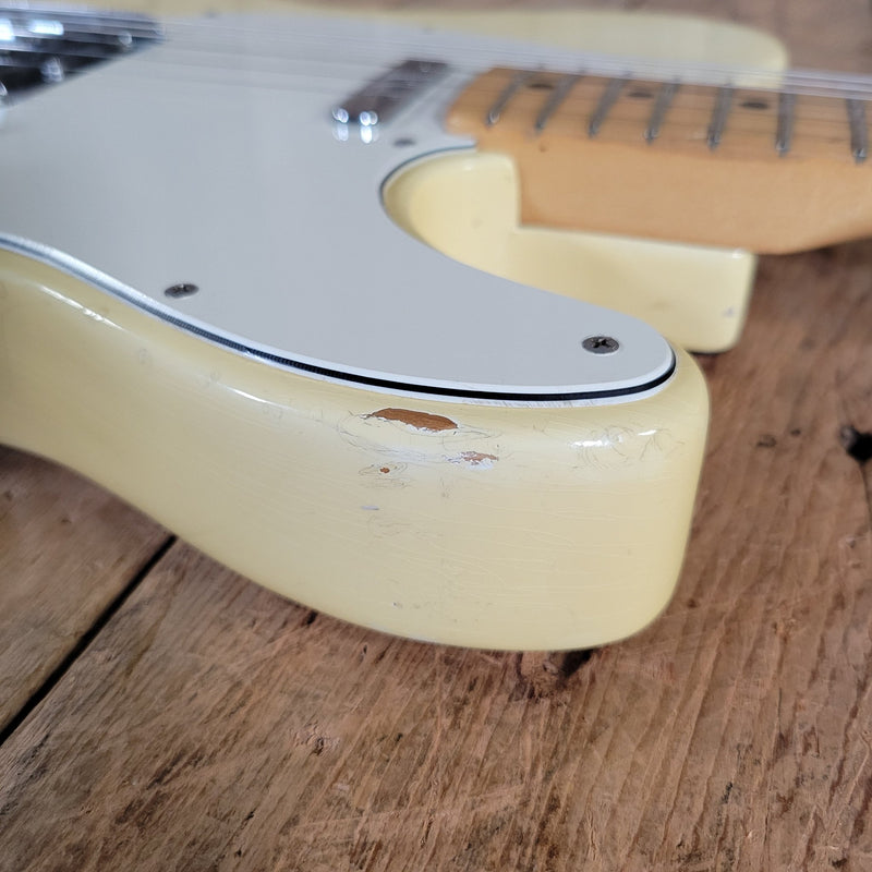 ON HOLD - Fender Telecaster – Olympic White Vintage Electric Guitar with Maple Neck 1972 serial, Jan 1973 Neck Date - Mahar's Vintage Guitars