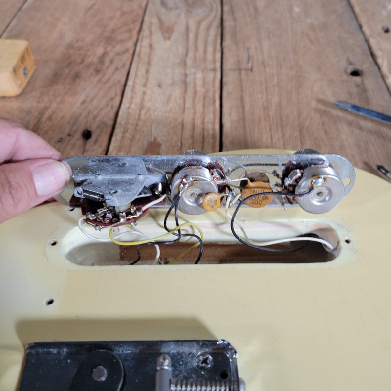 ON HOLD - Fender Telecaster – Olympic White Vintage Electric Guitar with Maple Neck 1972 serial, Jan 1973 Neck Date - Mahar's Vintage Guitars
