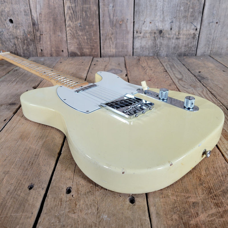ON HOLD - Fender Telecaster – Olympic White Vintage Electric Guitar with Maple Neck 1972 serial, Jan 1973 Neck Date - Mahar's Vintage Guitars