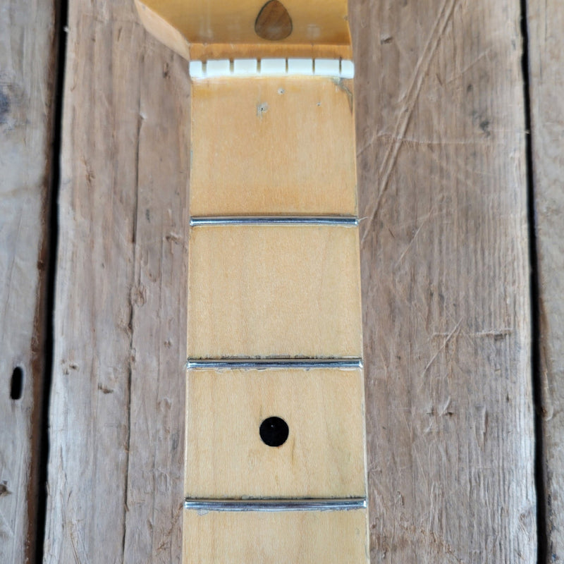 ON HOLD - Fender Telecaster – Olympic White Vintage Electric Guitar with Maple Neck 1972 serial, Jan 1973 Neck Date - Mahar's Vintage Guitars