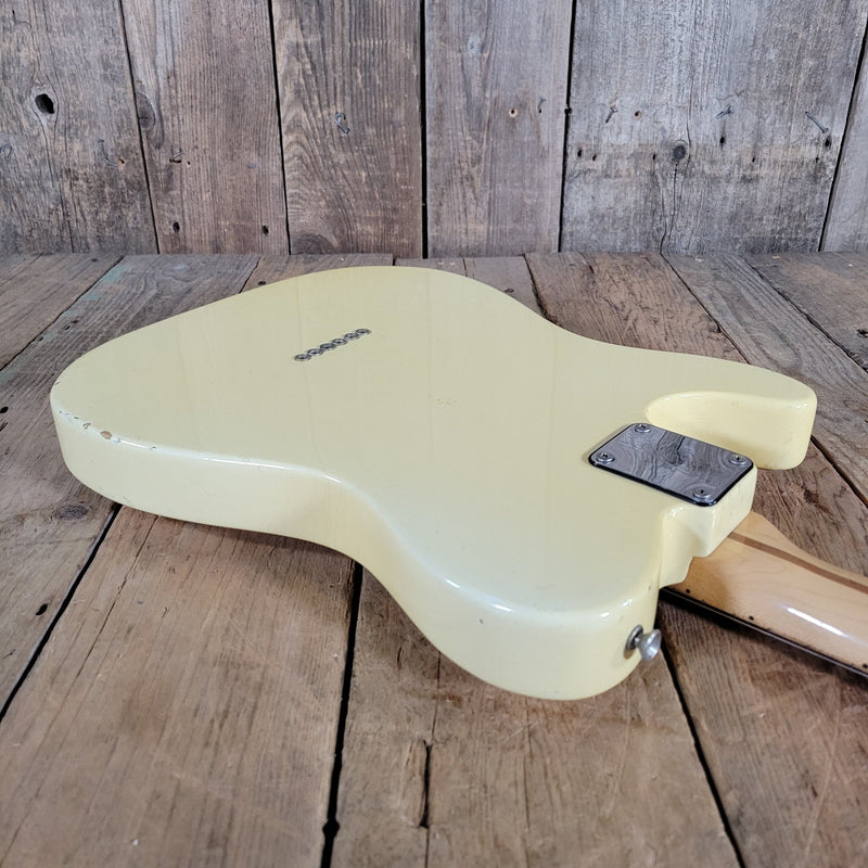 ON HOLD - Fender Telecaster – Olympic White Vintage Electric Guitar with Maple Neck 1972 serial, Jan 1973 Neck Date - Mahar's Vintage Guitars