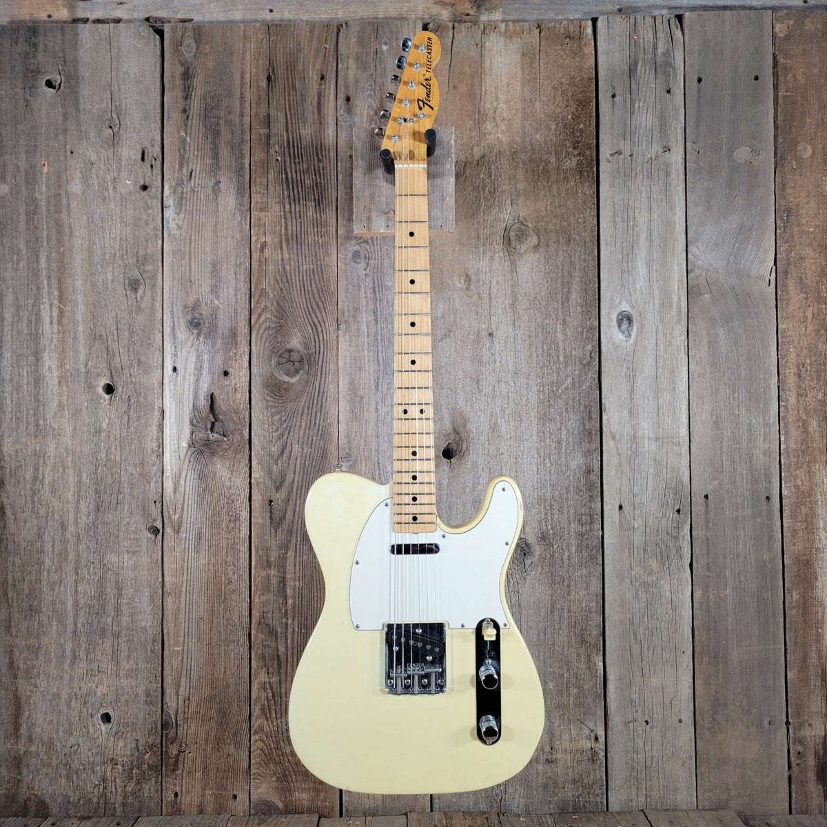 ON HOLD - Fender Telecaster – Olympic White Vintage Electric Guitar with Maple Neck 1972 serial, Jan 1973 Neck Date - Mahar's Vintage Guitars