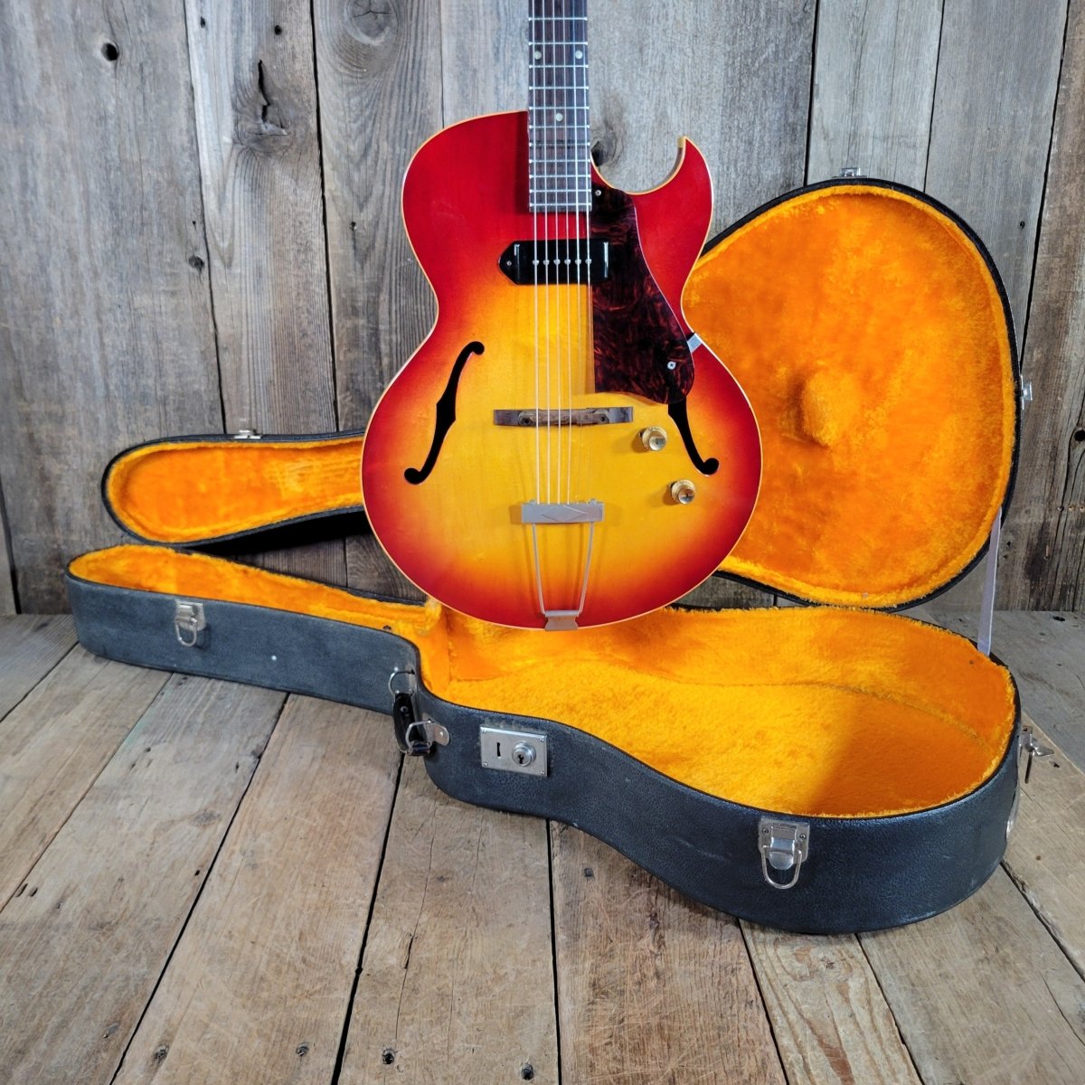 ON HOLD - Gibson 1961 ES-125TC Cherry Sunburst Electric Guitar Excellent - Mahar's Vintage Guitars