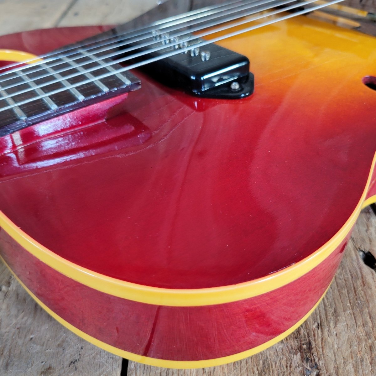 ON HOLD - Gibson 1961 ES-125TC Cherry Sunburst Electric Guitar Excellent - Mahar's Vintage Guitars