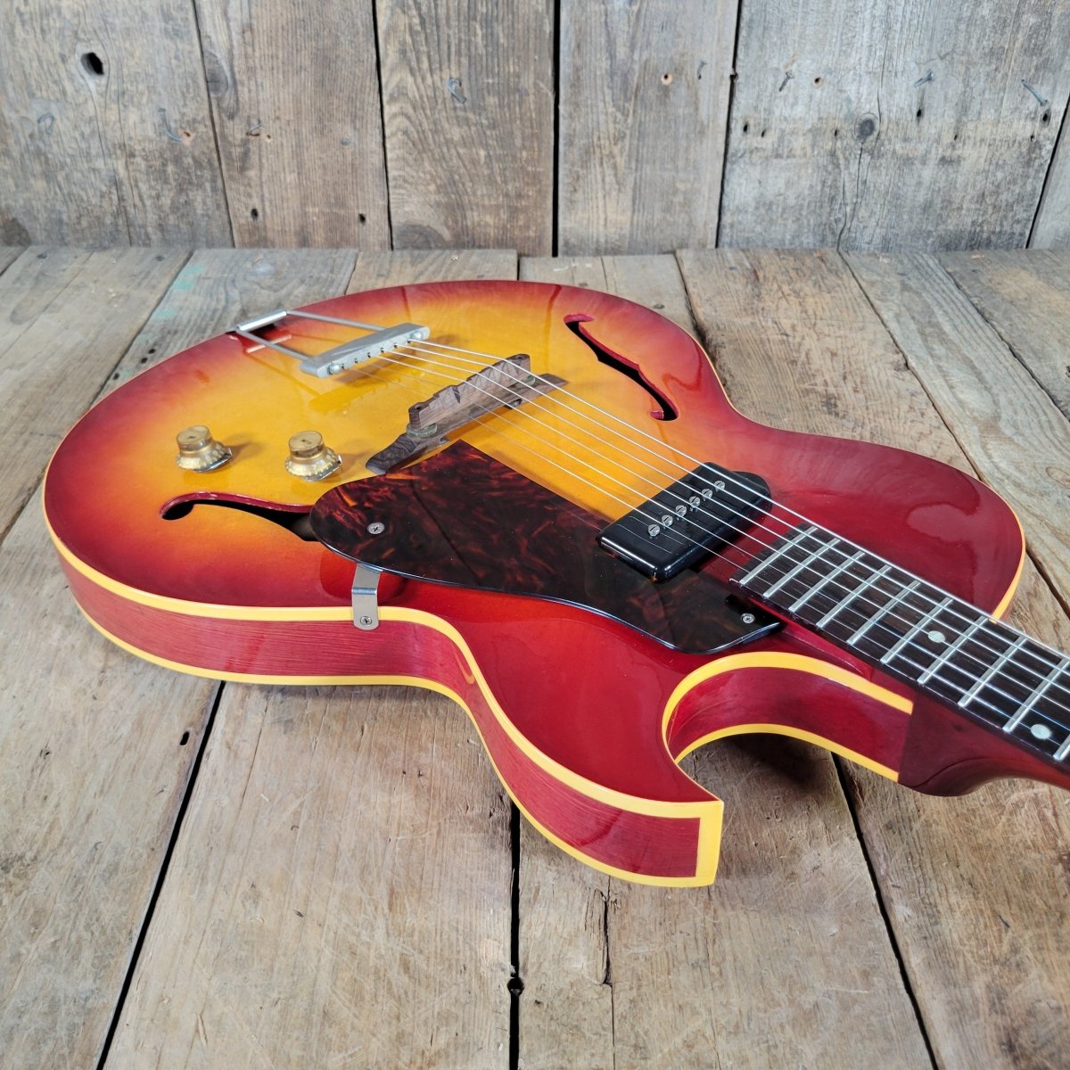ON HOLD - Gibson 1961 ES-125TC Cherry Sunburst Electric Guitar Excellent - Mahar's Vintage Guitars