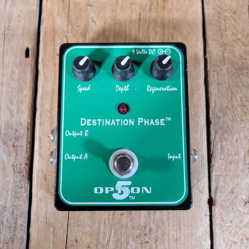 Option5 Destination Phase Pedal with Box and Manual - Mahar's Vintage Guitars