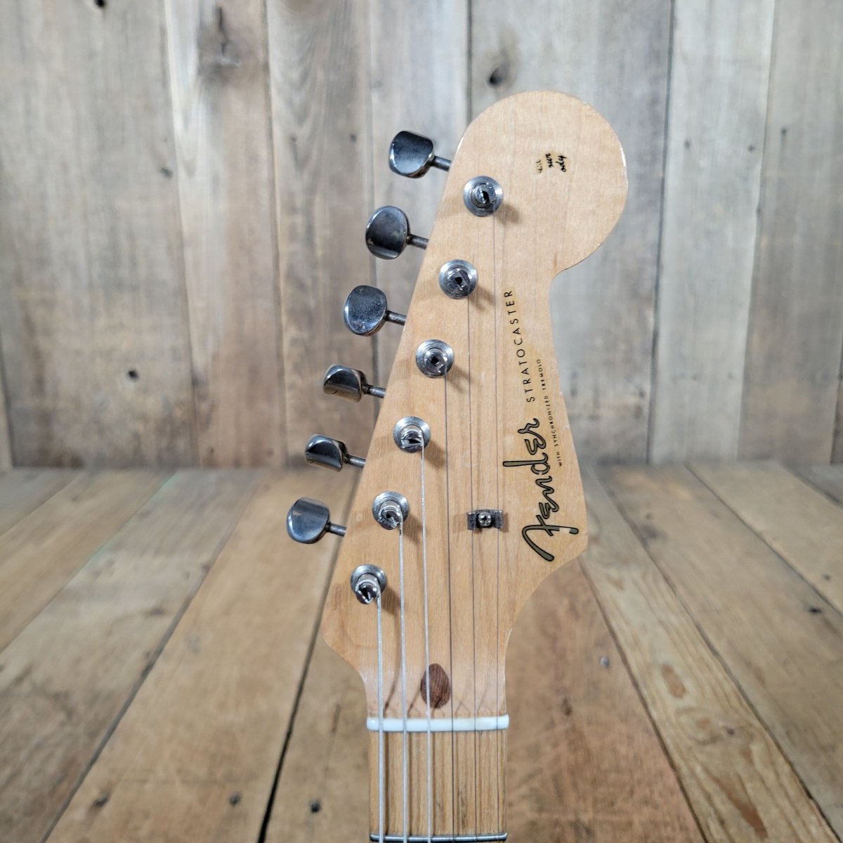 Out for a Refret - Fender Stratocaster 1958 Sunburst Vintage Pre CBS electric guitar - Mahar's Vintage Guitars