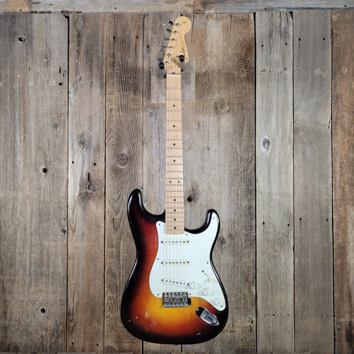 Out for a Refret - Fender Stratocaster 1958 Sunburst Vintage Pre CBS electric guitar - Mahar's Vintage Guitars