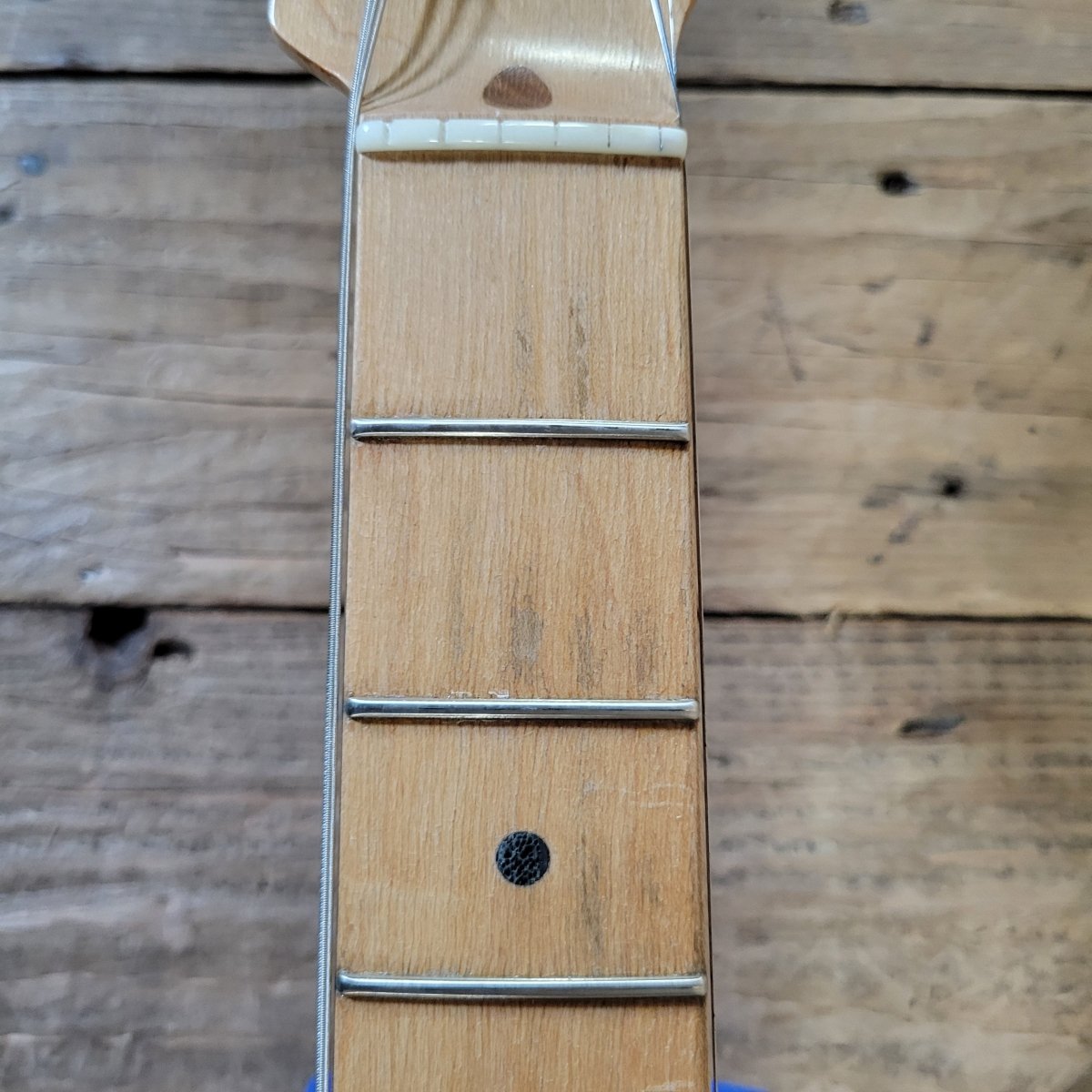 Out for a Refret - Fender Stratocaster 1958 Sunburst Vintage Pre CBS electric guitar - Mahar's Vintage Guitars