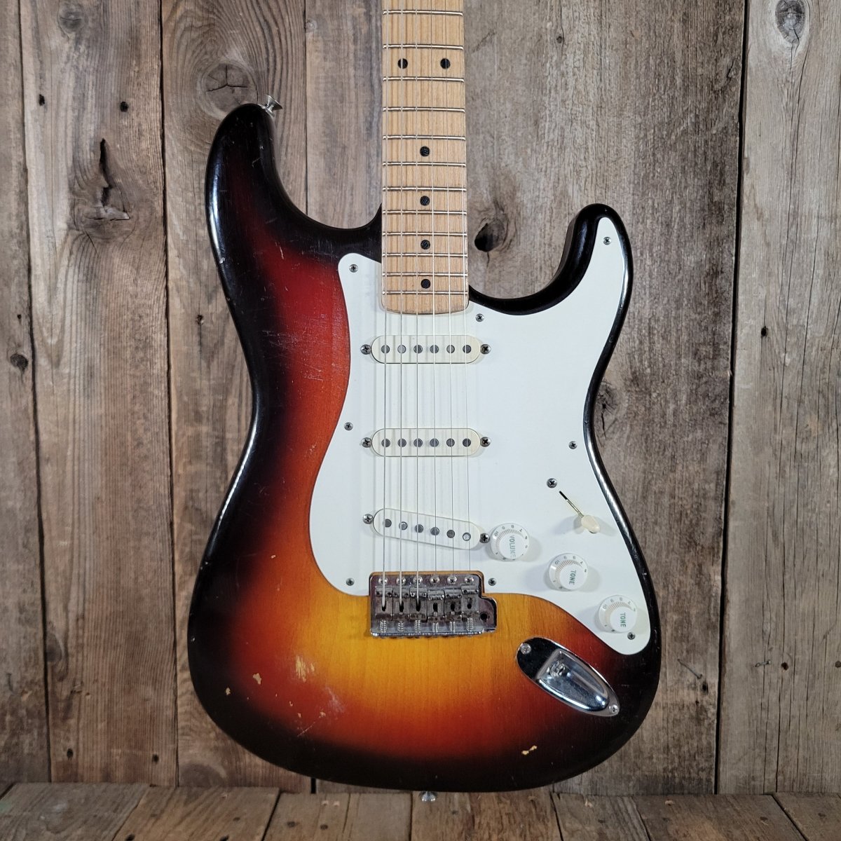 Out for a Refret - Fender Stratocaster 1958 Sunburst Vintage Pre CBS electric guitar - Mahar's Vintage Guitars