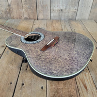 Ovation Ultra 1528 Acoustic - Electric Guitar 1981 Birdseye Top w/ Original Hard Case – Made in Korea - Mahar's Vintage Guitars