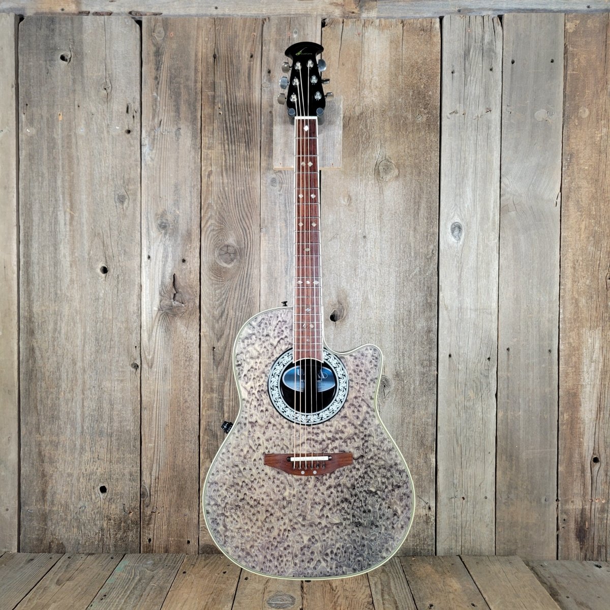 Ovation Ultra 1528 Acoustic - Electric Guitar 1981 Birdseye Top w/ Original Hard Case – Made in Korea - Mahar's Vintage Guitars