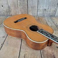 Pagani Bros Single 0 Size Solid Wood Acoustic early 1900s W/Hard Case Parlor guitar - Mahar's Vintage Guitars