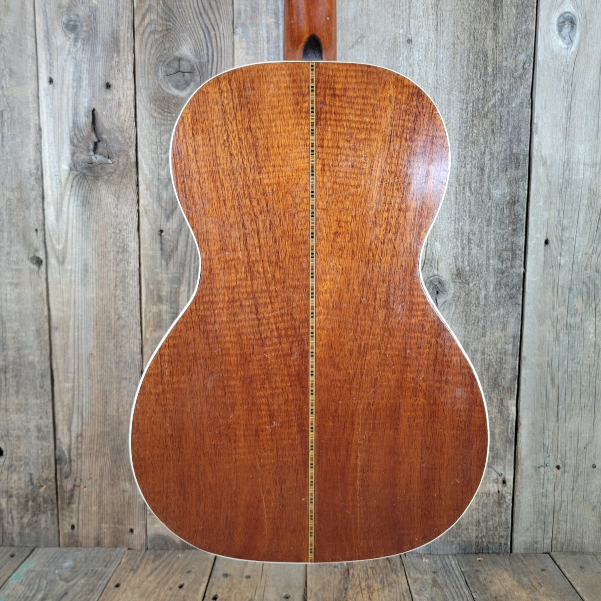 Pagani Bros Single 0 Size Solid Wood Acoustic early 1900s W/Hard Case Parlor guitar - Mahar's Vintage Guitars