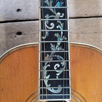 Pagani Bros Single 0 Size Solid Wood Acoustic early 1900s W/Hard Case Parlor guitar - Mahar's Vintage Guitars