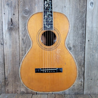 Pagani Bros Single 0 Size Solid Wood Acoustic early 1900s W/Hard Case Parlor guitar - Mahar's Vintage Guitars