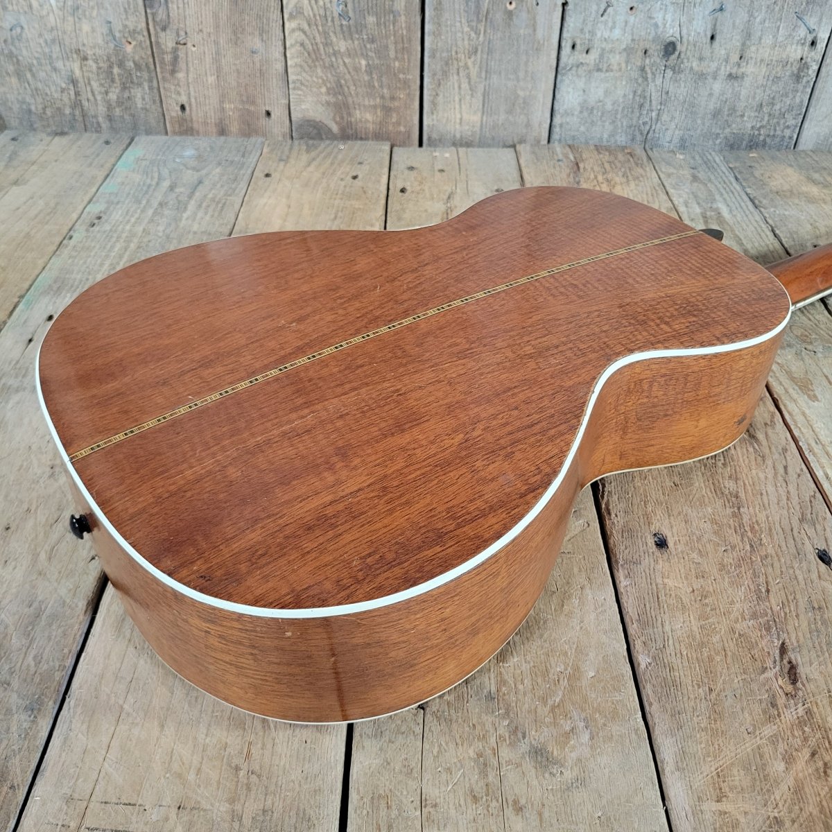 Pagani Bros Single 0 Size Solid Wood Acoustic early 1900s W/Hard Case Parlor guitar - Mahar's Vintage Guitars