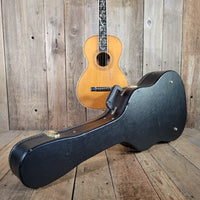 Pagani Bros Single 0 Size Solid Wood Acoustic early 1900s W/Hard Case Parlor guitar - Mahar's Vintage Guitars