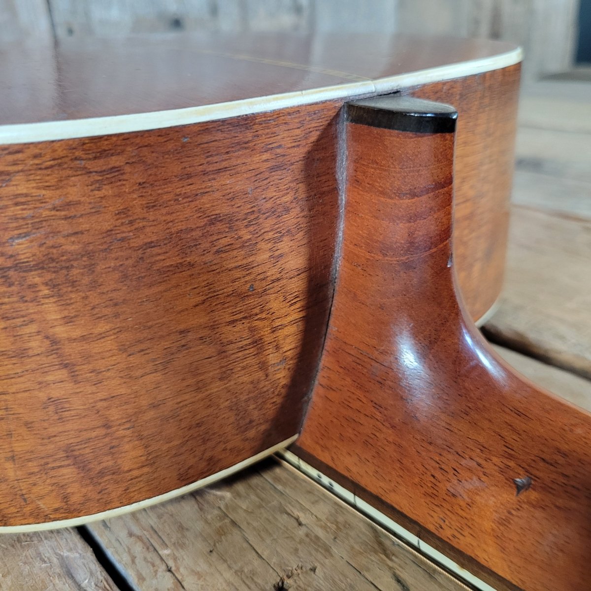 Pagani Bros Single 0 Size Solid Wood Acoustic early 1900s W/Hard Case Parlor guitar - Mahar's Vintage Guitars