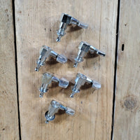 Ping 1970s 6 In Line Tuners Tuning Pegs Chrome - Mahar's Vintage Guitars