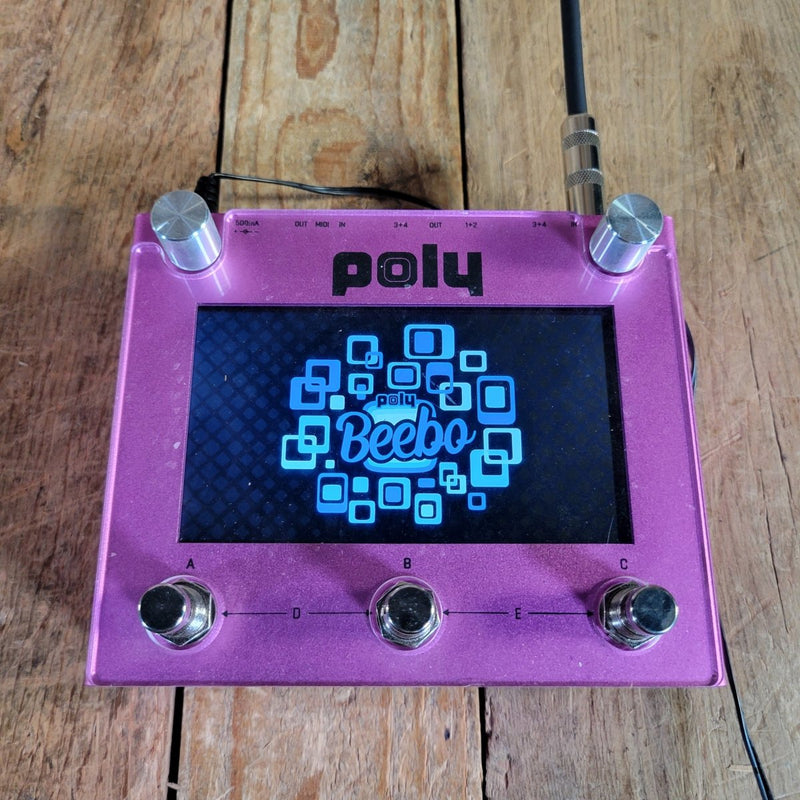beebo pedal Poly Effects Beebo Multi-FX Pedal Pink