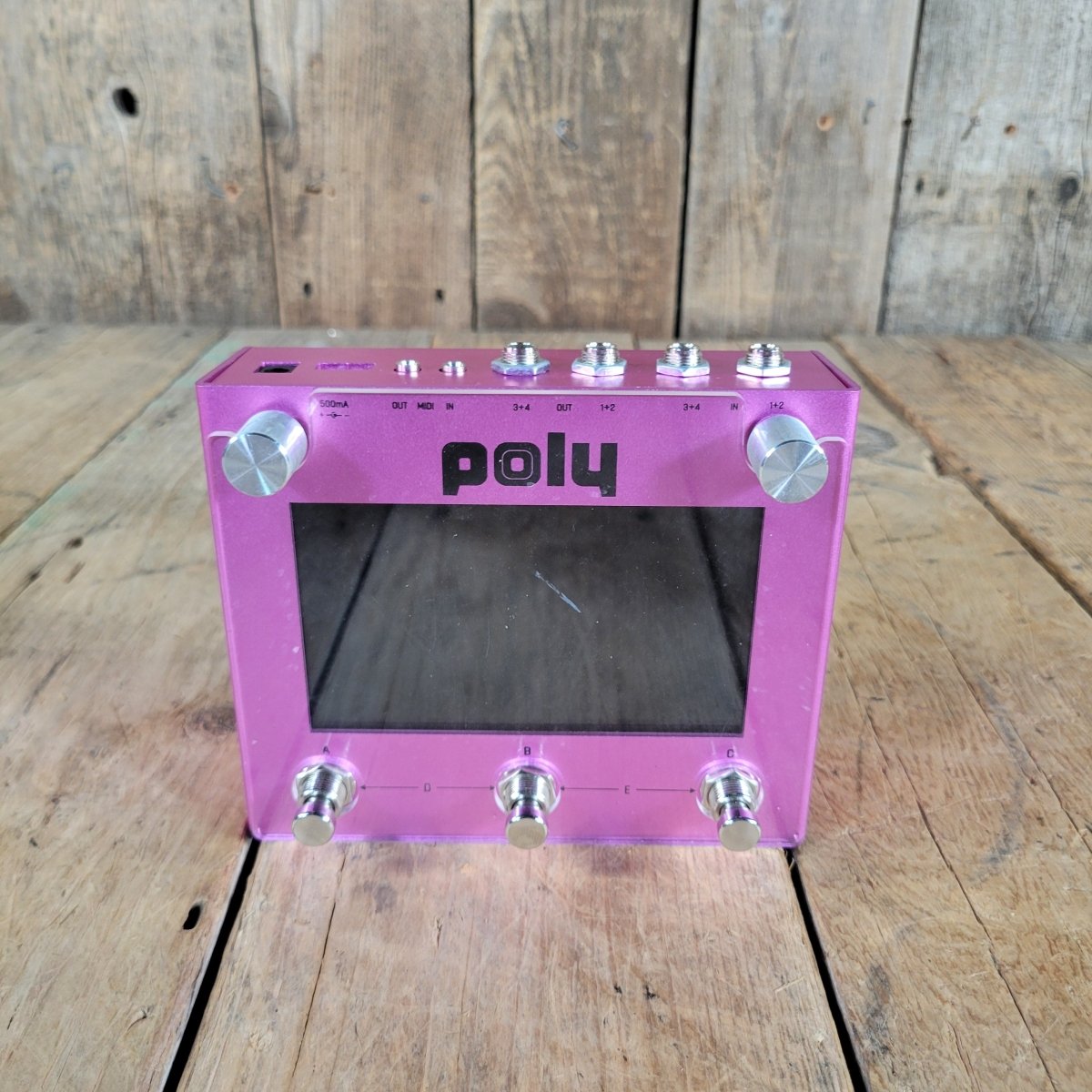 Poly Effects Beebo Multi - FX Pedal Pink Excellent - Mahar's Vintage Guitars